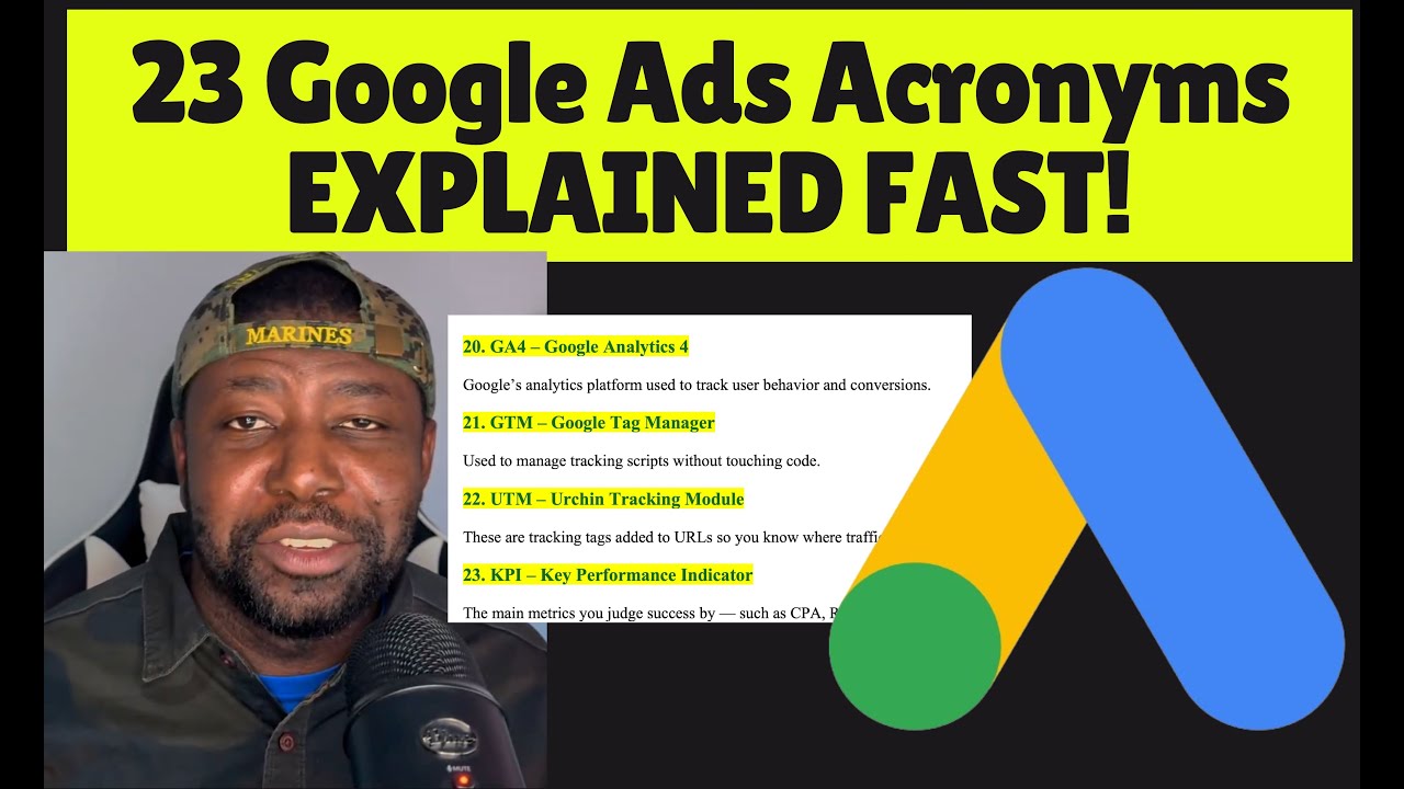 23 Google Ads Acronyms You MUST Know (Beginner to Pro Guide!)