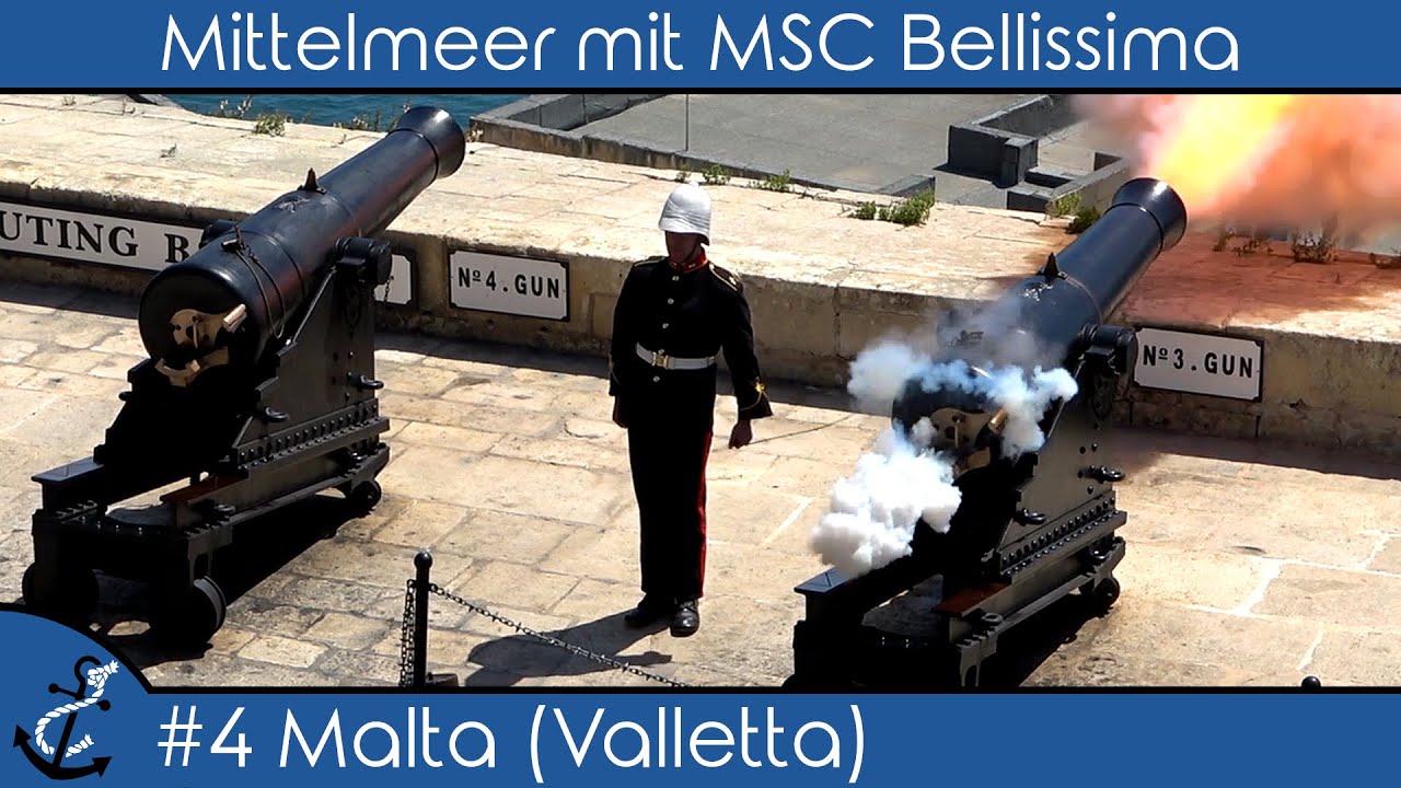 Kreuzfahrt-Vlog - Mittelmeer mit MSC Bellissima - 2019 #4 Malta (Valletta zu Fuß, Cirque du Soleil)
