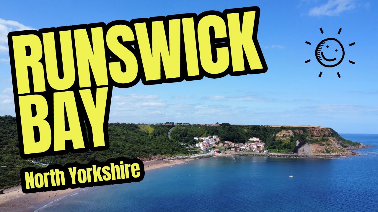 Runswick Bay! North Yorkshire! Drone video FILMED IN 4K!!!