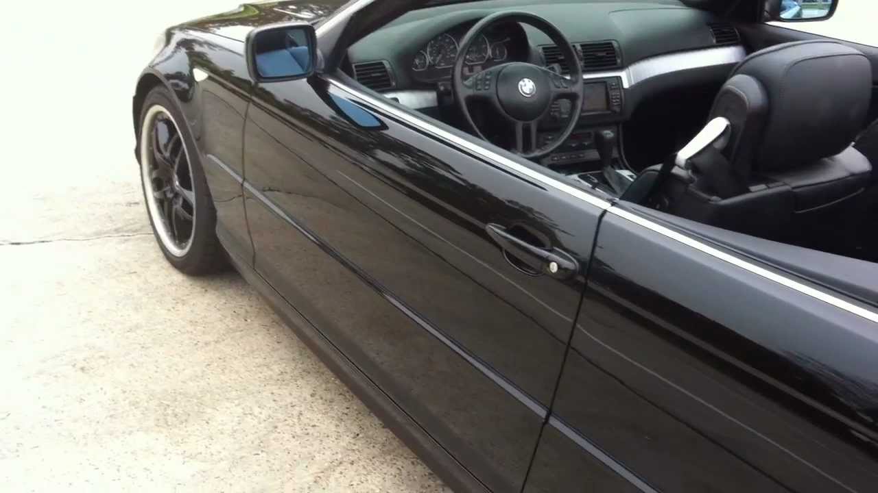 2004 BMW 330ci Convertible Triple Black
