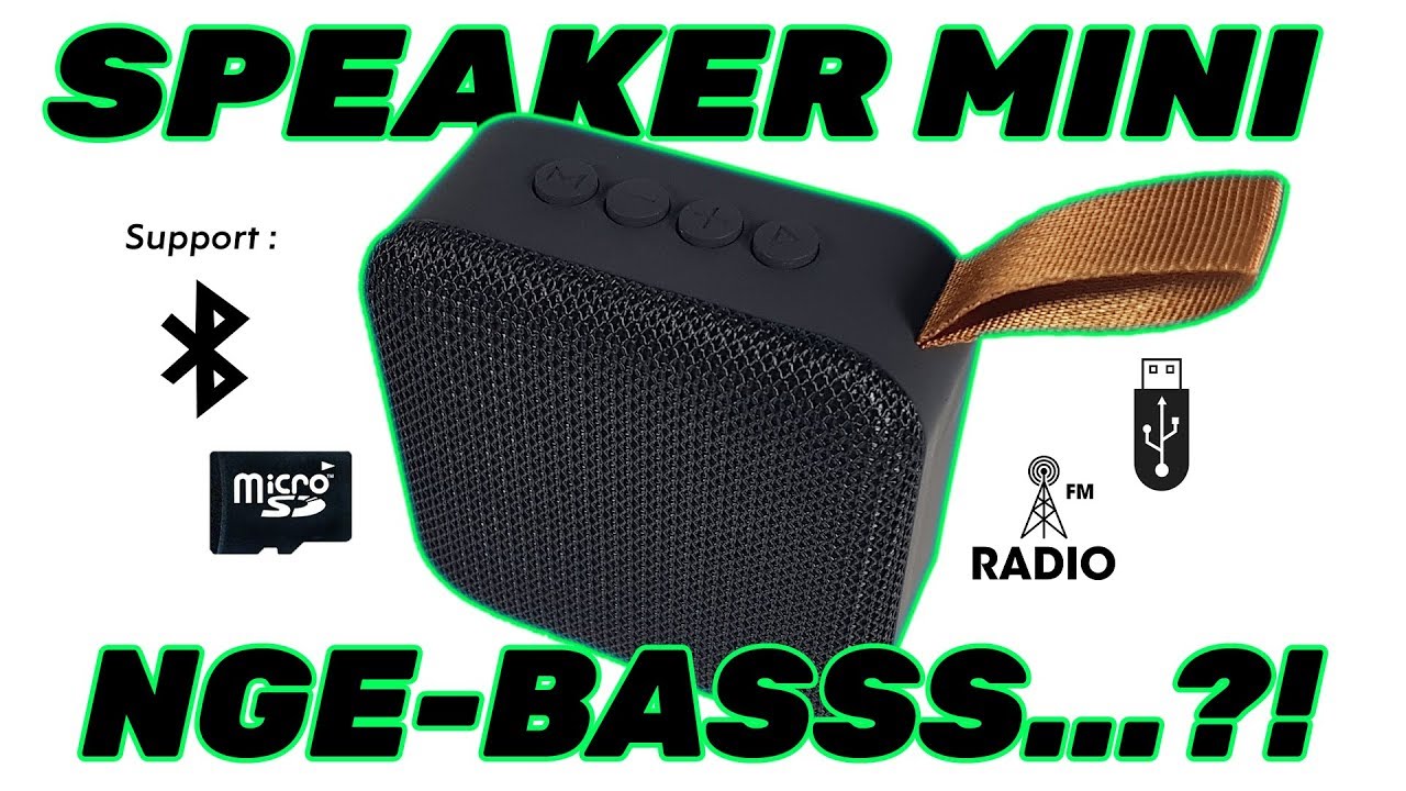 Review Speaker Bluetooth T5 Mini, NYARING & BASS-nya MENGGELEGAR !!!