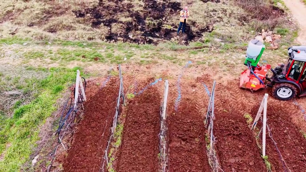 Kuvota 24hp, Howard Tiller, Lehner Spreader, finished job, Medjugorje, March, 2026