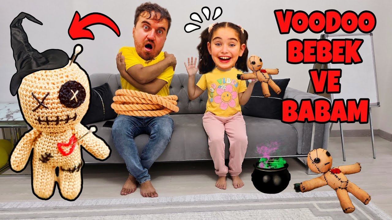 ELİF BAHÇEDE VOODOO BEBEK BULDU !! BABASINDA DENEDİ NELER OLDU ?!