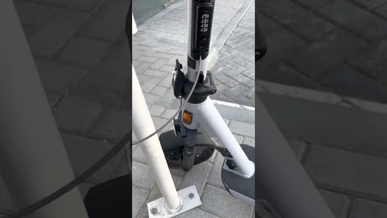 Numeric lock on Eveons Scooters. G-Elite, G-Lite & G-Fusion