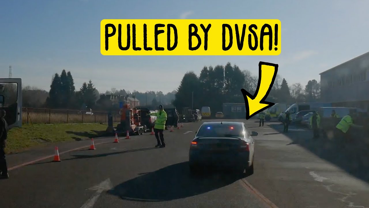 First Week on the Road Full Time! Getting Pulled by DVSA!