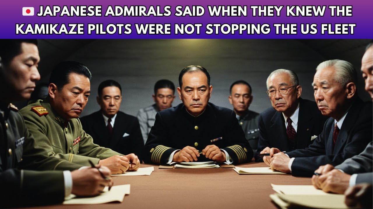 What Japanese Admirals Said When They Knew The Kamikaze Pilots Were Not Stopping The US Fleet
