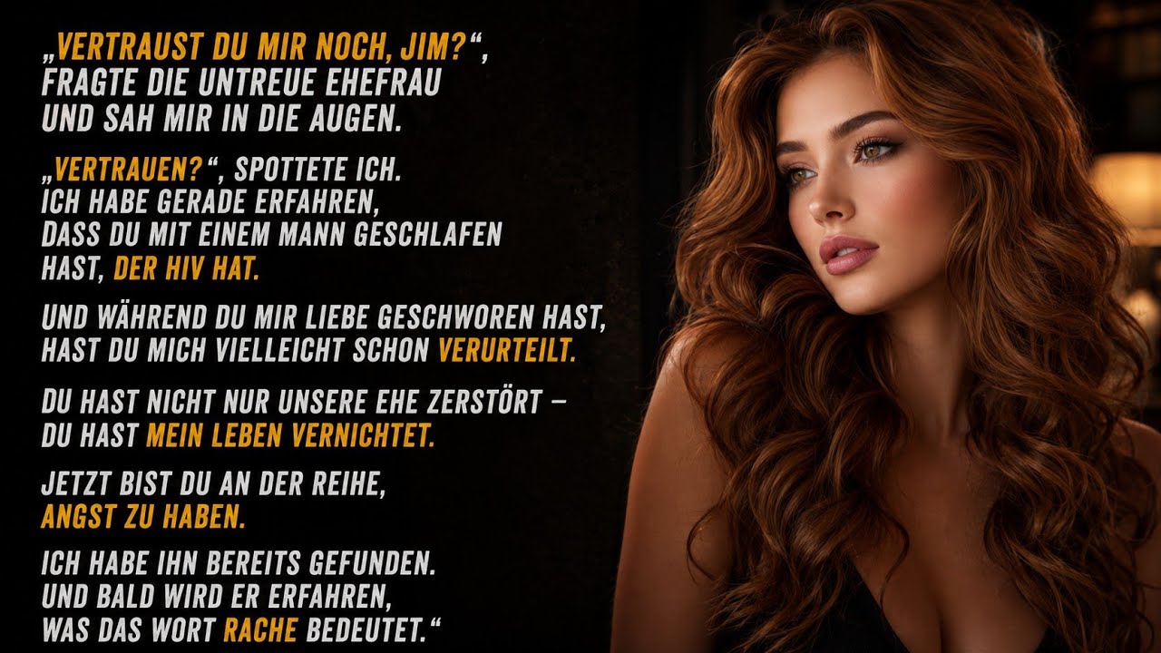„Vertraust du mir noch, Jim?“, fragte die untreue Ehefrau und sah mir in die Augen.„Vertrauen?“...