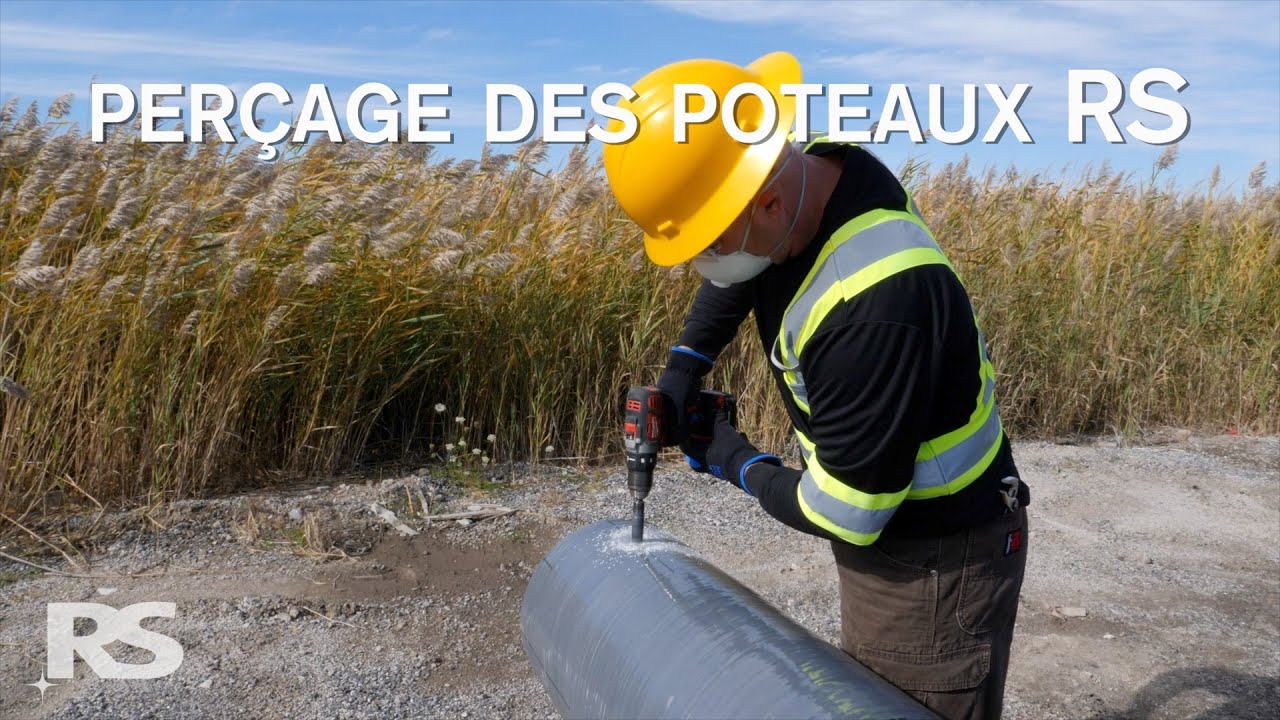 Perçage des poteaux RS