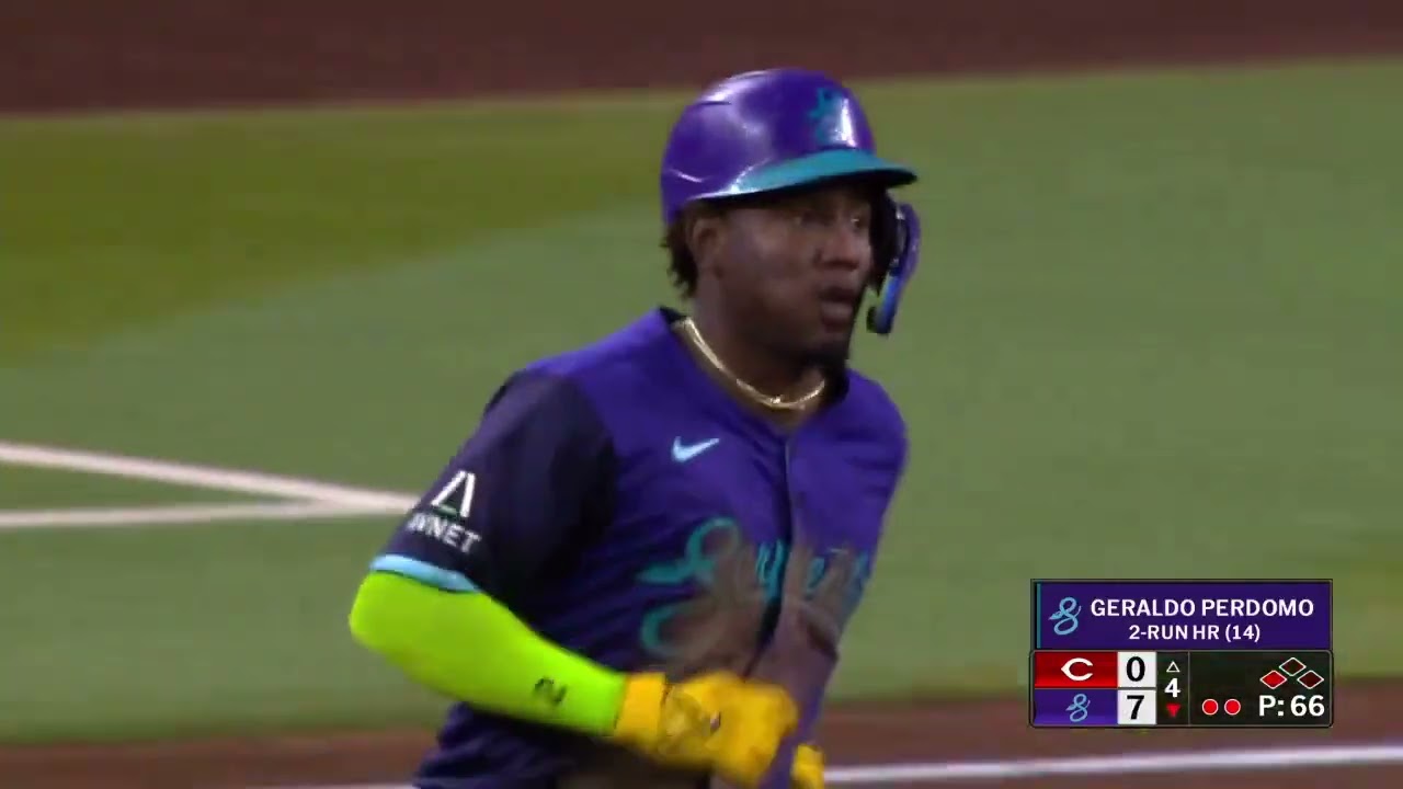 Geraldo Perdomo's 14th home run of 2025 is a 2-run lazer