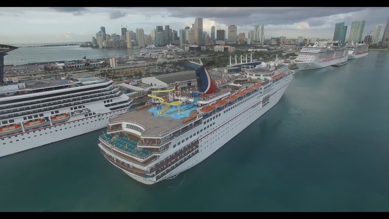 Awesome 4K Drone - Cruise Ship Parking Lot Part III (Parallel Parking)
