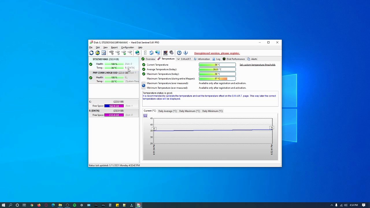 Hard Drive & Solid State Drive Sentinel Pro Temperature & Monitor Review | Noir's Hardware