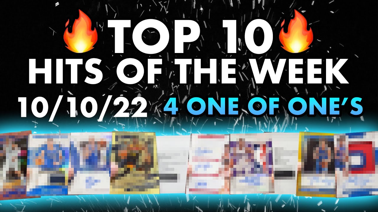 TOP 10 SPORTS CARDS PULLED at East West Sports Cards | Week of October 10th 2022 Top 10 Card Hits