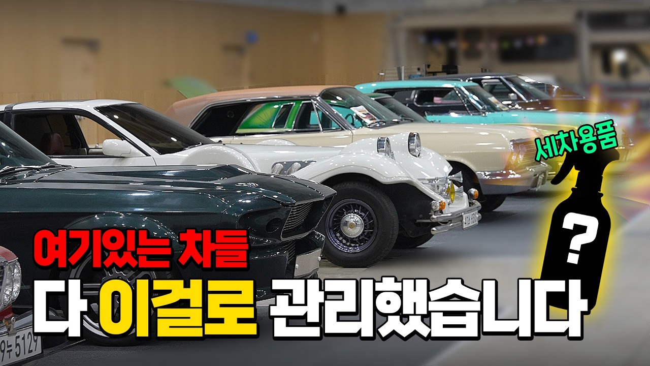 20,000명에게 세차용품 공짜로 나눠드렸습니다 (2025 대전 모터쇼)