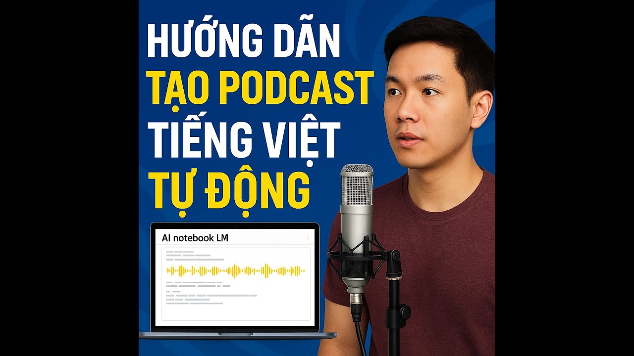 Hướng Dẫn Tạo Podcast Tiếng Việt Tự Động Bằng AI Notebook LM - Dễ Dàng & Miễn Phí 100%| Đinh Huy MKT