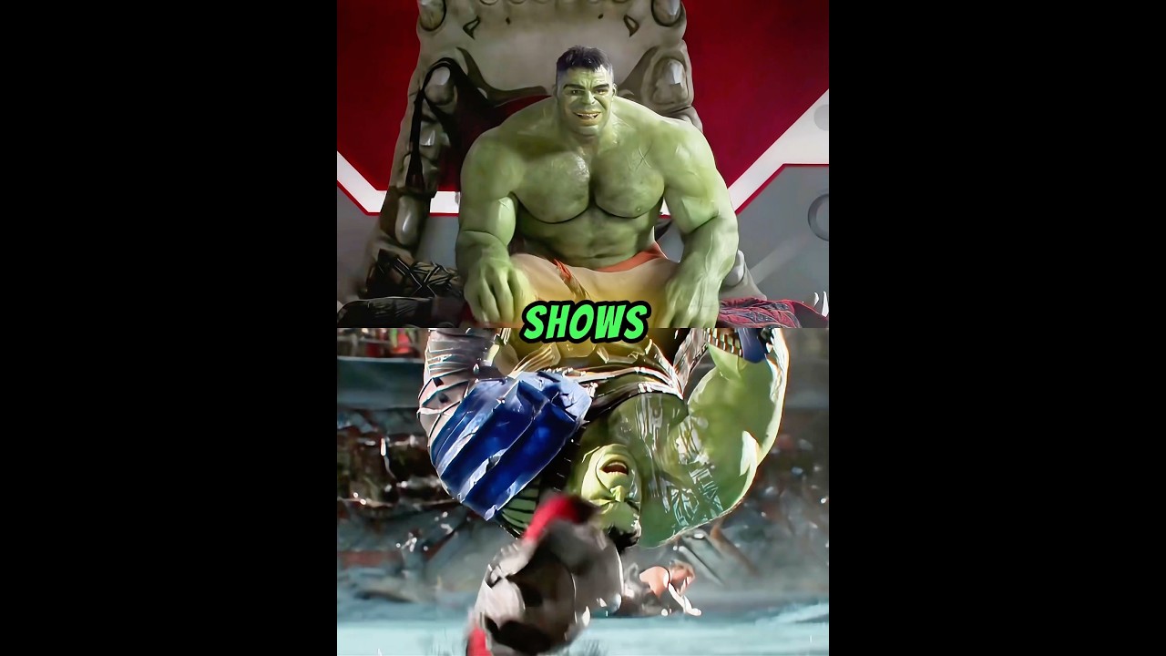 Did You Notice What Hulk Said in Thor Ragnarok&hellip;🥹 #hulk #thor #loki #ironman #avengers #mcu #shorts