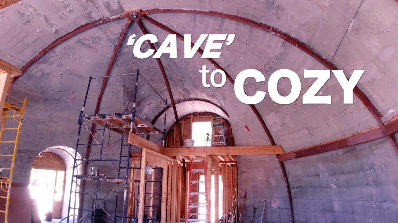 Transforming COLD RAW CONCRETE into a COZY Home - Off Grid in the Adirondacks