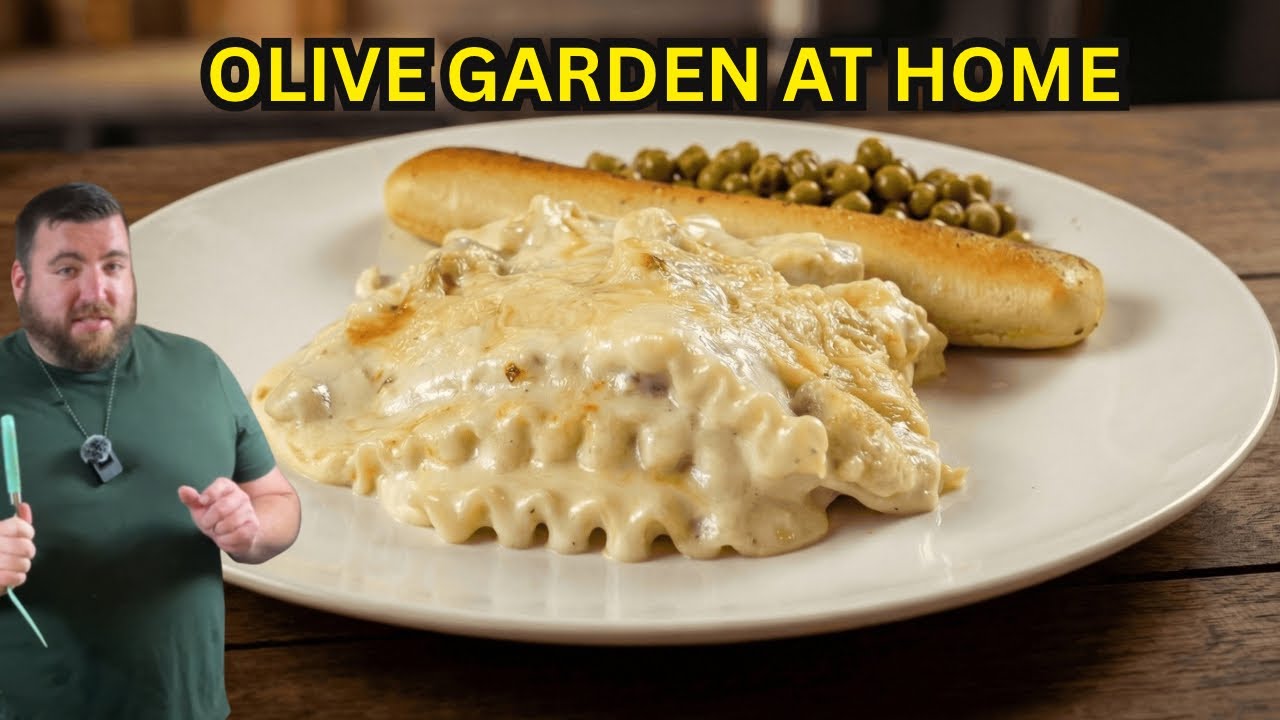 The Ultimate Creamy Chicken Lasagna (Olive Garden Inspired)