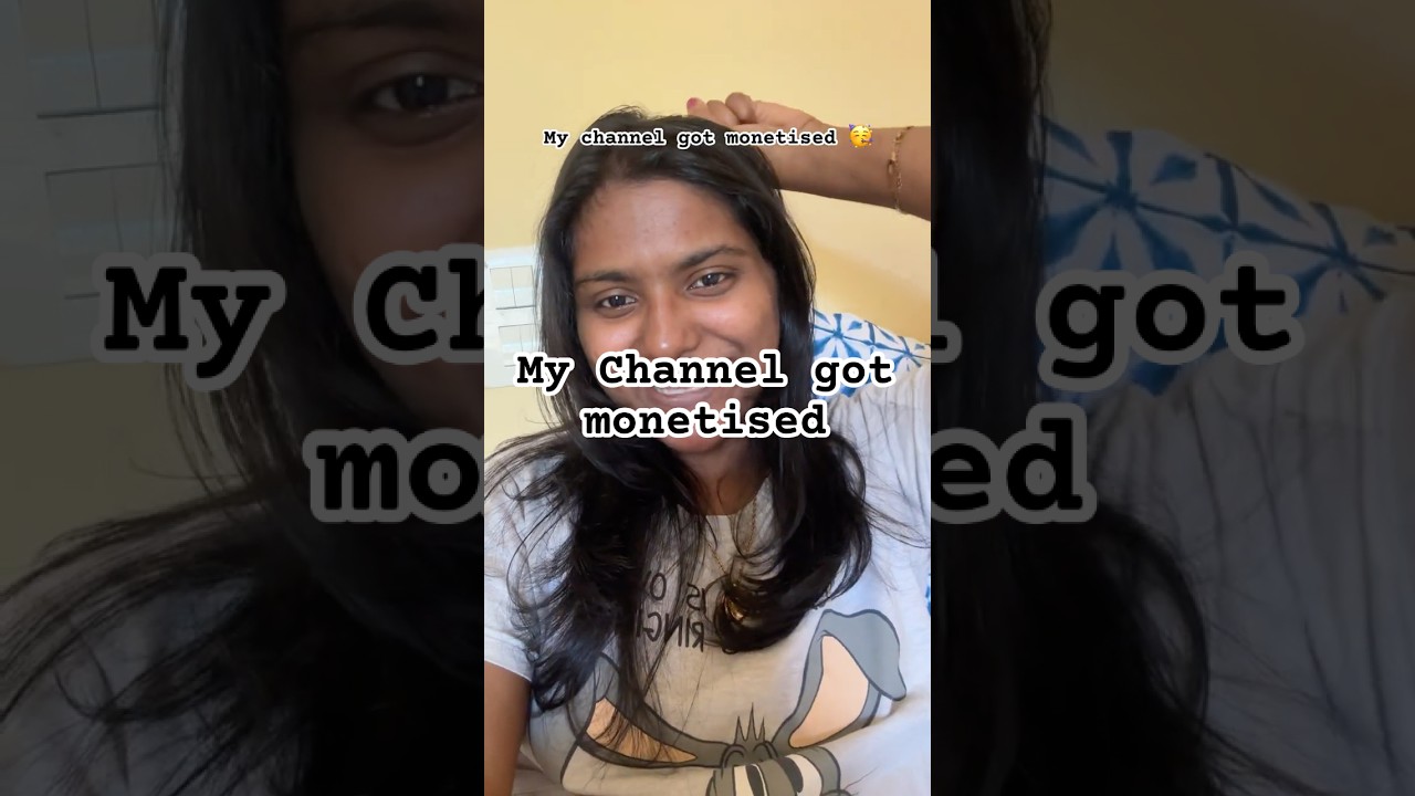 My channel got monetised after 5 years 🥹🥳❤️ #monetization #gracealapati #youtube
