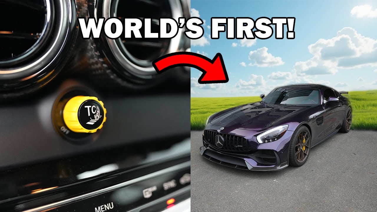 WORLD'S FIRST AMG GTS WITH GT BLACKSERIES 9 STAGE TRACTION CONTROL!