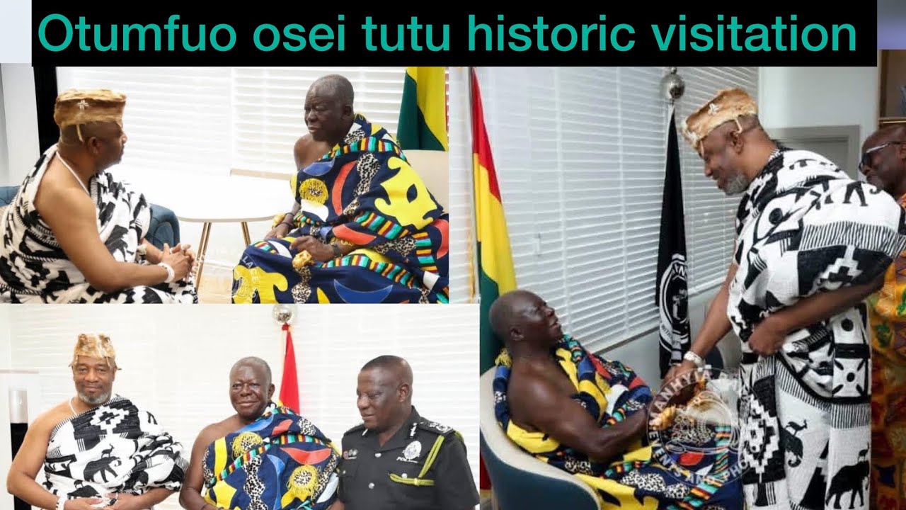 Asantehene Otumfuo Osei Tutu II & Ga Mantse Nii Tackie Visit Ghana Police Headquarters 👑🇬🇭