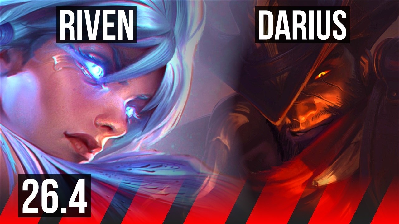 RIVEN vs DARIUS (TOP) | EUW Master | 26.4