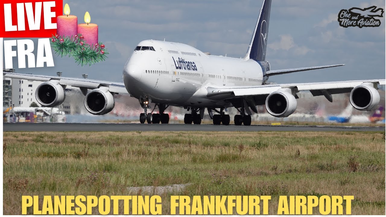 🔴Live Sunday Planespotting Frankfurt Airport 🕯️🕯️ Adventsstream 