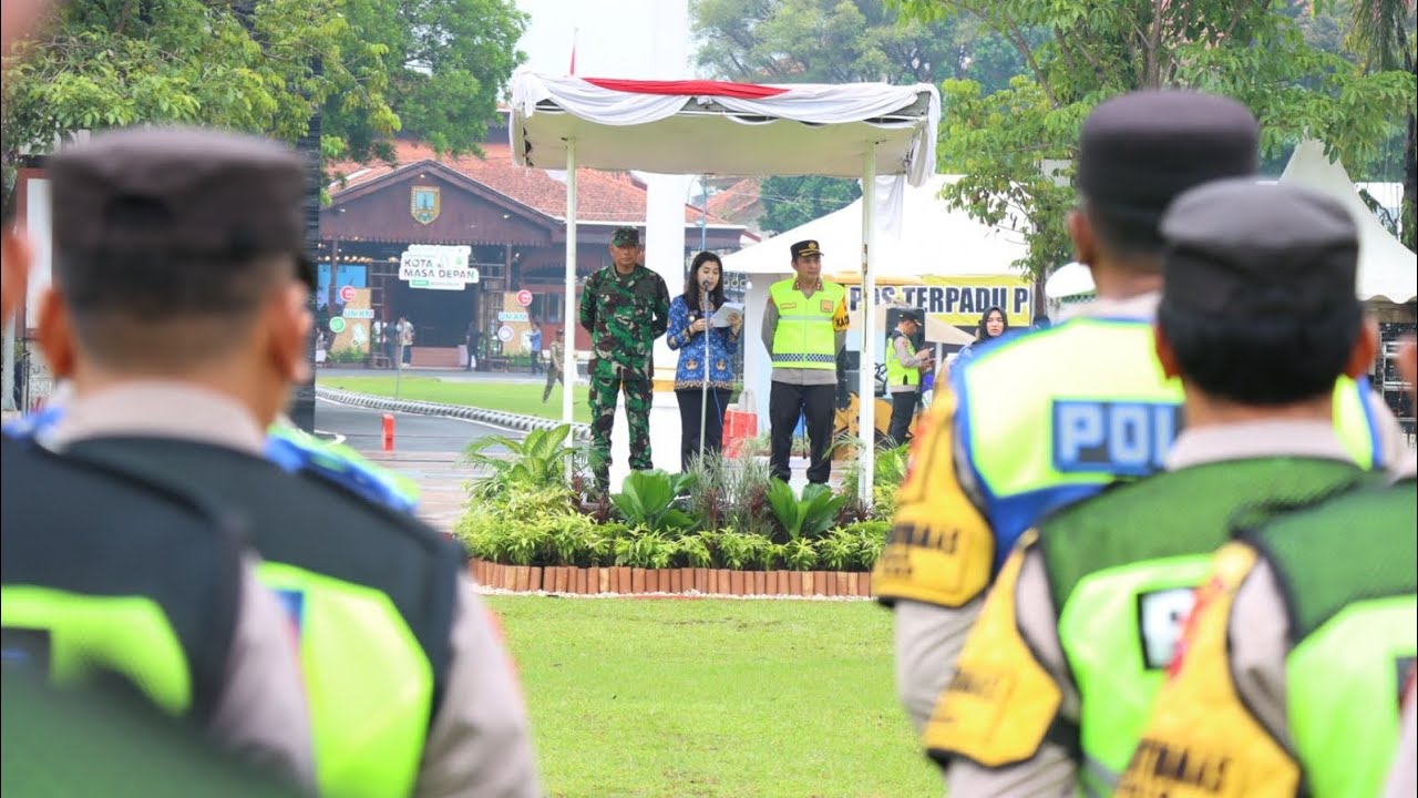 Apel Gelar Pasukan Dalam Rangka Ops Lilin Candi 2025 Polres Kudus