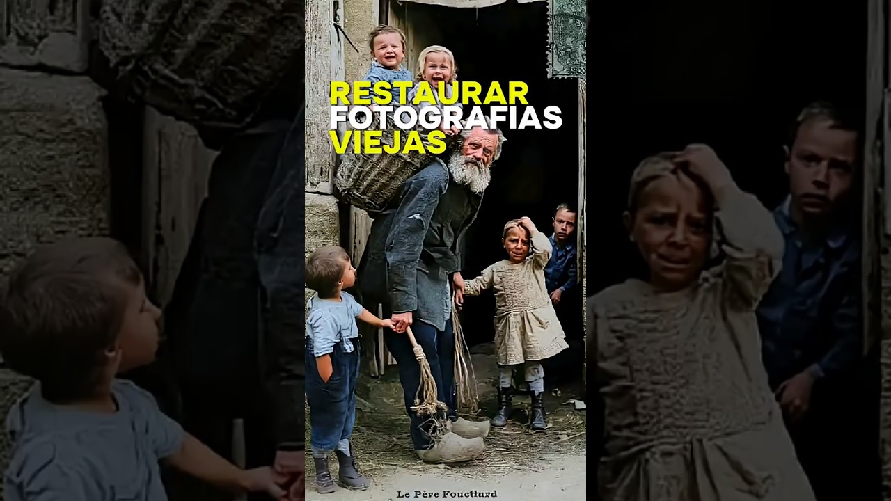 Restaurar fotograf&iacute;as antiguas con IA GRATIS