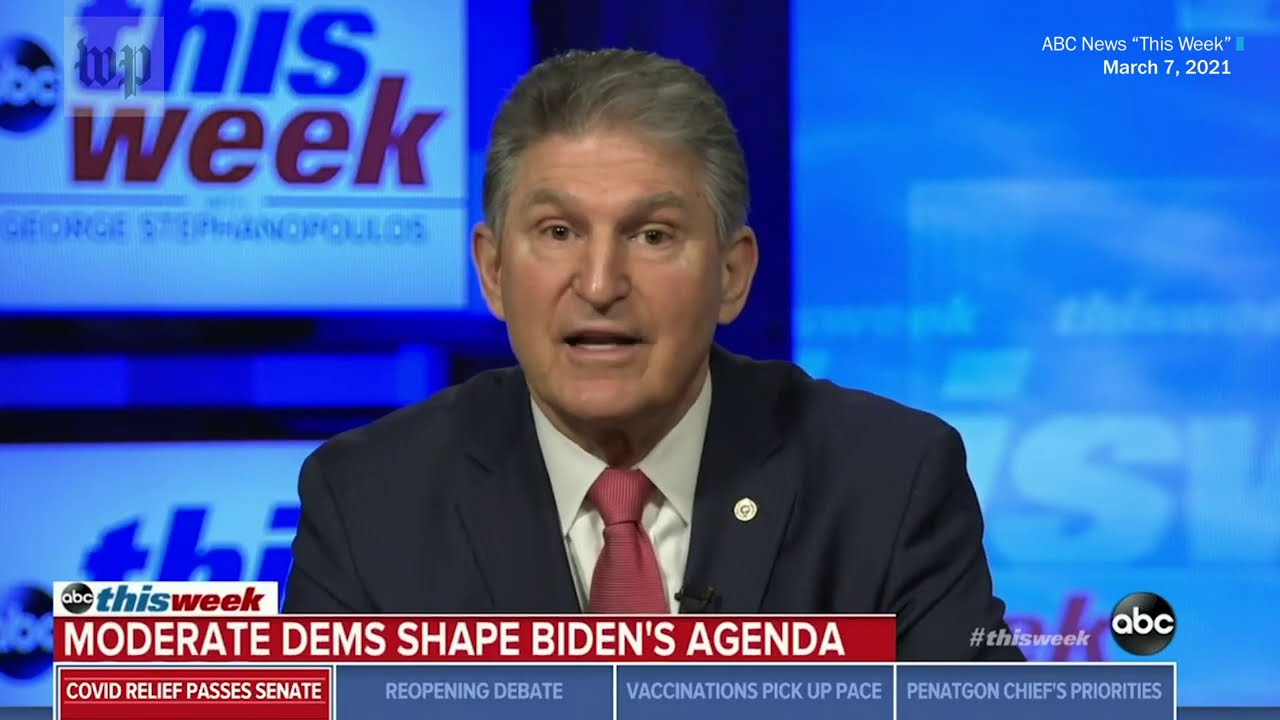 Manchin defends effort to stall Biden’s coronavirus relief bill