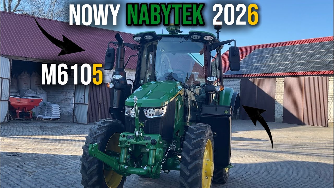 🇵🇱😍★Nowy nabytek 2026🔥JOHN DEERE M6105★GR Tomczak