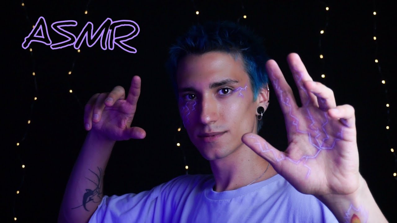 ⚡💜TEMPORALE RILASSANTE + Visual trigger + hand movements⚡| ASMR ITA