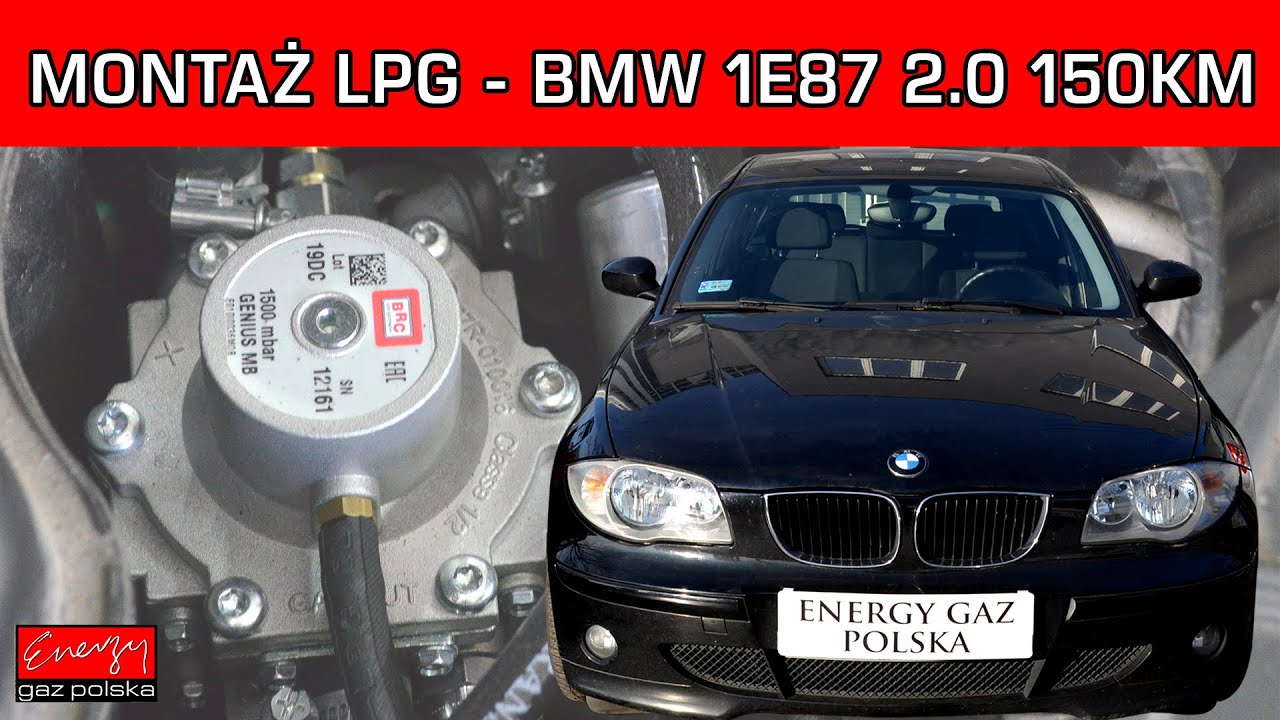 BRC SQ 32 OBD pod maską BMW 1E87 2.0 150KM 2005R w Energy Gaz Polska!