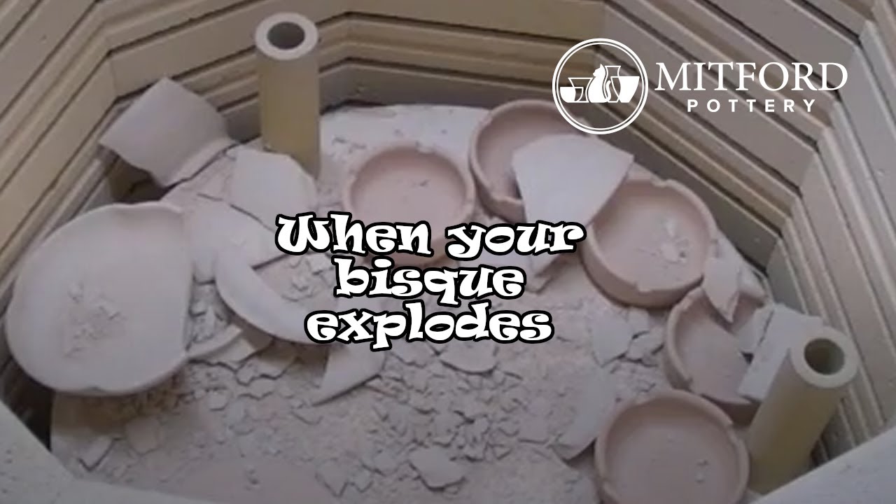 When your bisque work explodes..........