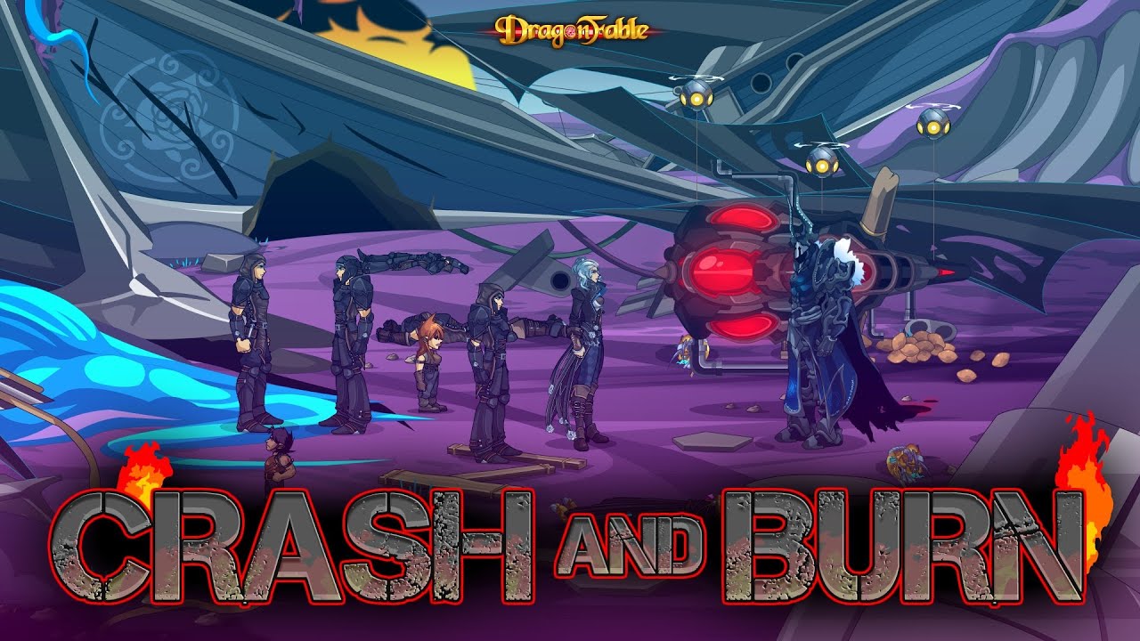 DragonFable Crash and Burn