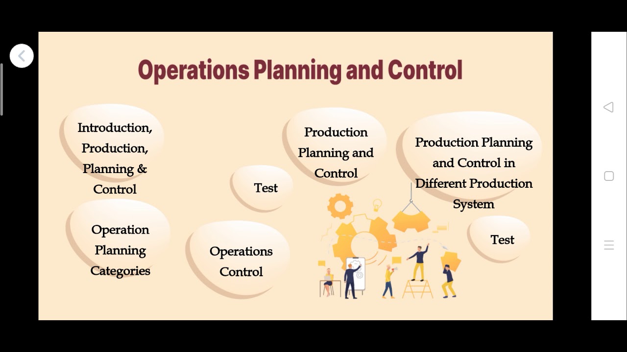 operation planning and control