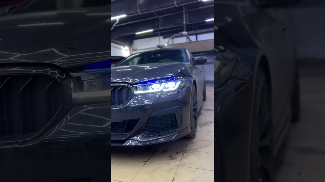 BMW G30 фары в стиле laser😈 #бмв #tuningbmw #обвес #bmwg30 #bmw_g30 #g30 #фары #тюнинг #matalex