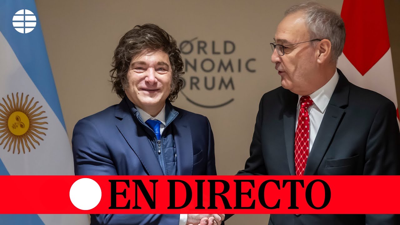 🔴 DIRECTO | Milei interviene en el Foro Davos de Suiza
