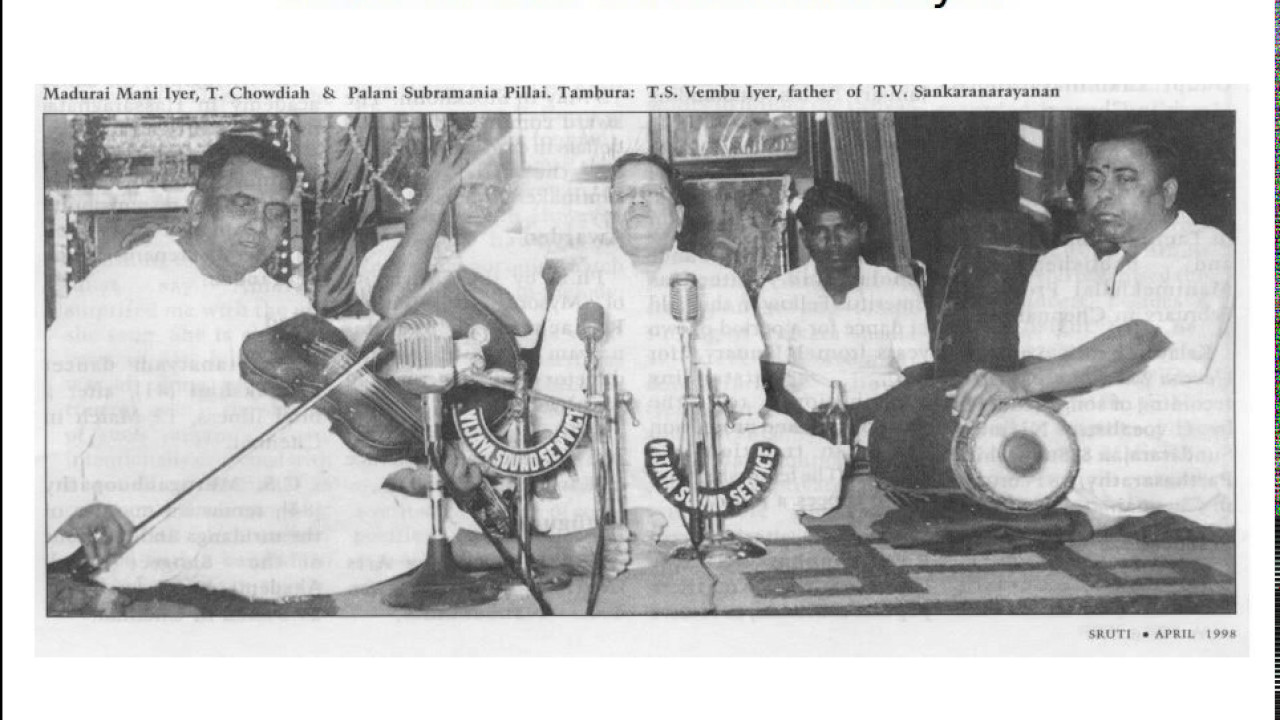 Mani Iyer - Intha Sowkhya - kApi