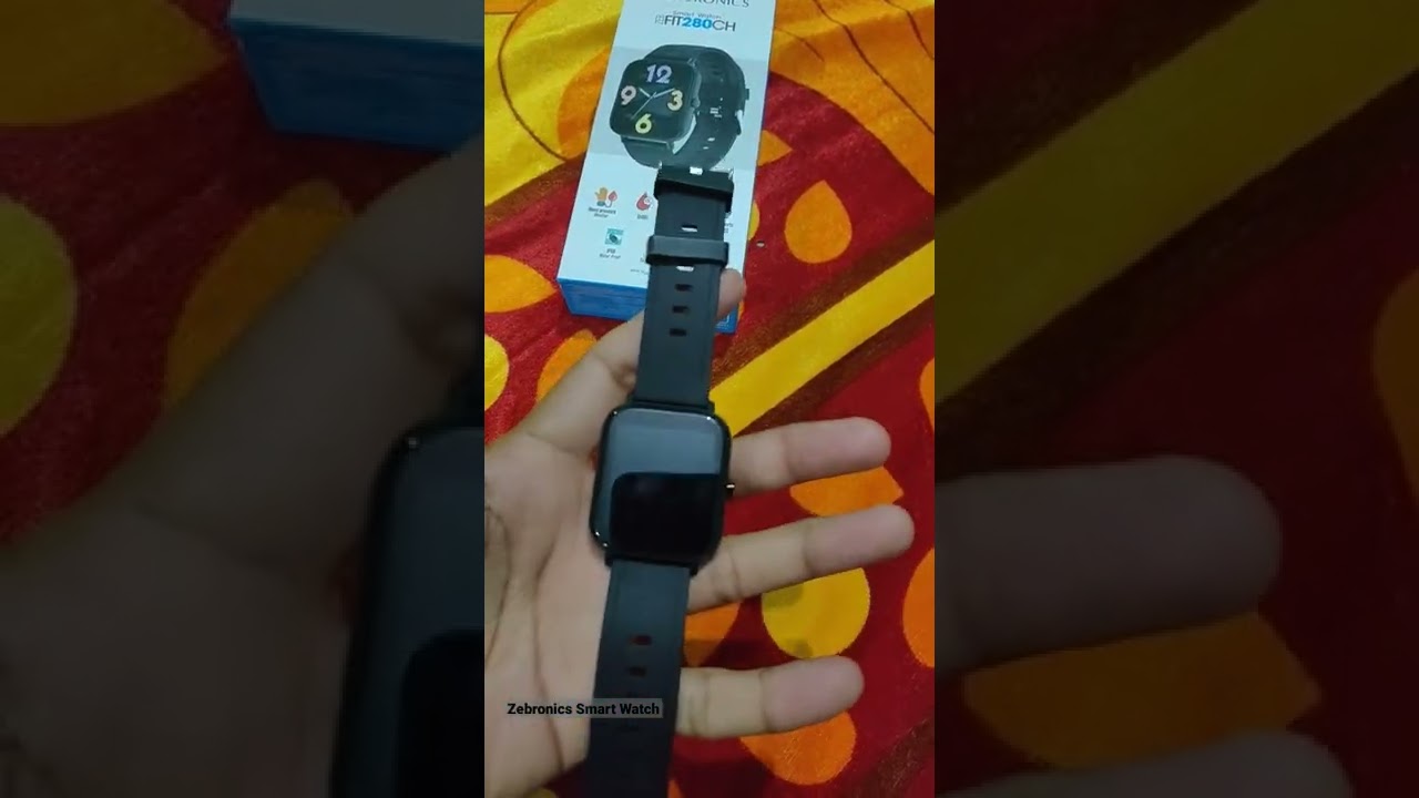 Zebronics Smart watch Zeb Fit 280 CH #zebronics  #smartwatch