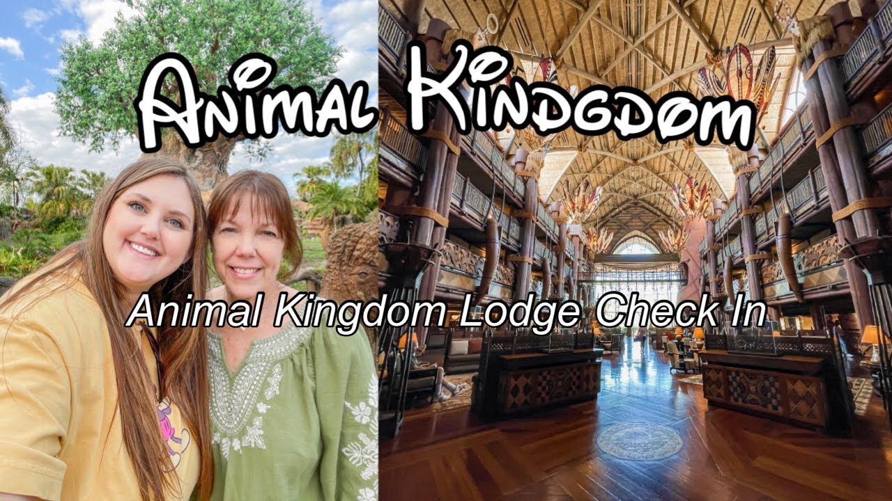 Animal Kingdom Vlog + Animal Kingdom Lodge Check In & Room Tour | Britt + Jared