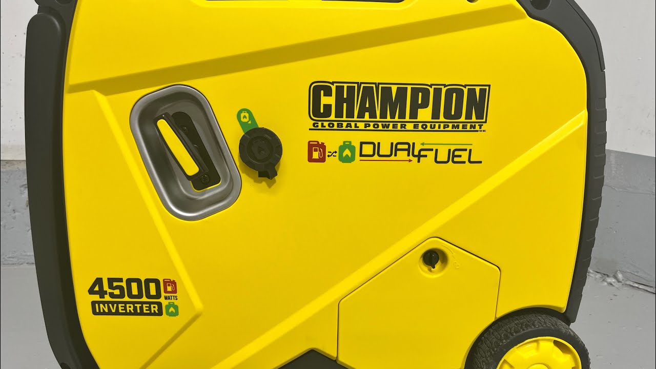 Потрясающий двухтопливный инверторный генератор Champion 4500 для поездки в Канаду #короткометраж...