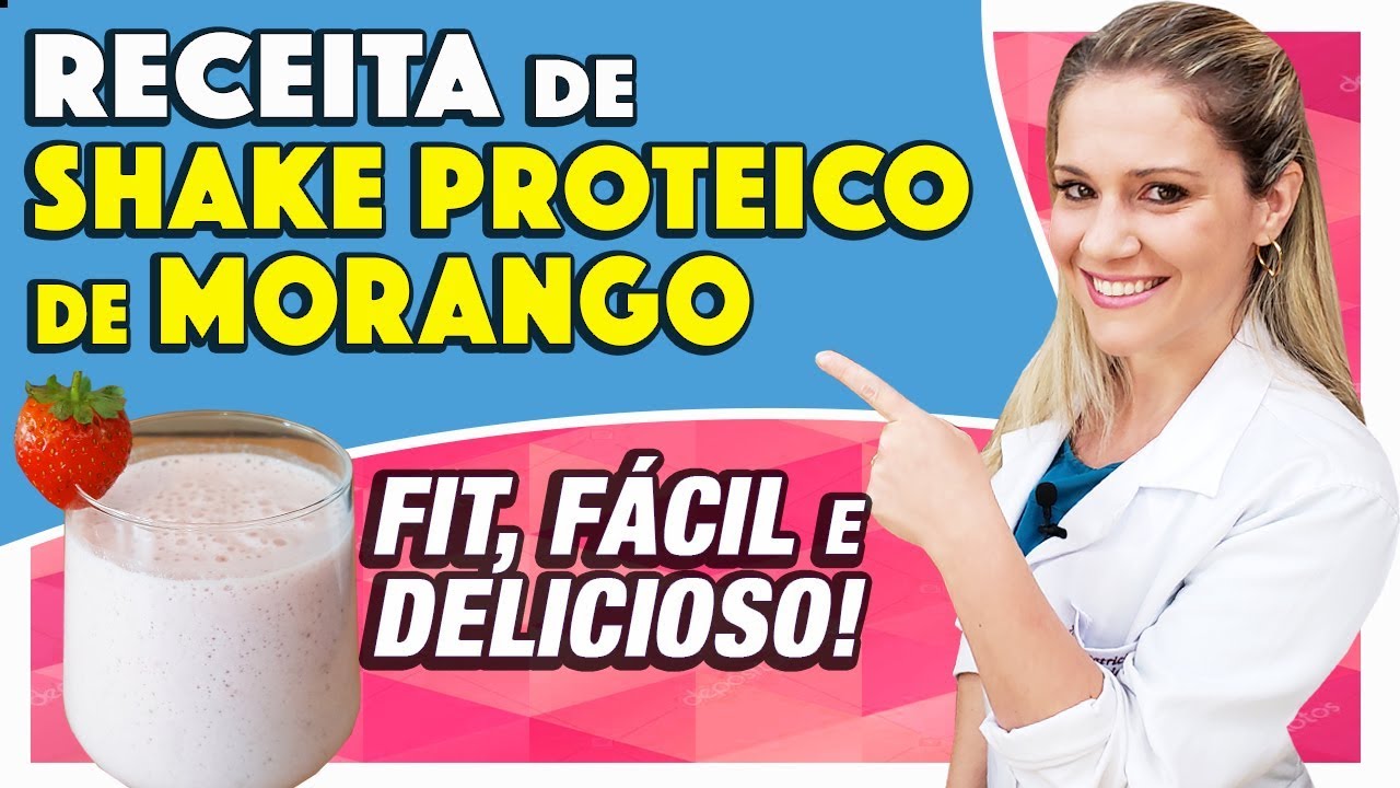 Vitamina DELICIOSA para EMAGRECER e GANHAR MÚSCULOS - Rica em Proteínas!