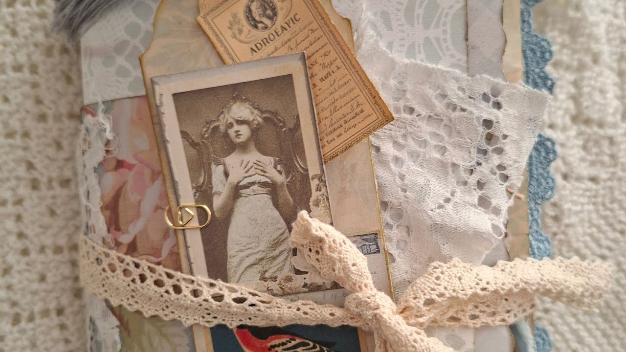 Junk Journal/ Vintage Journal - Blue Dream