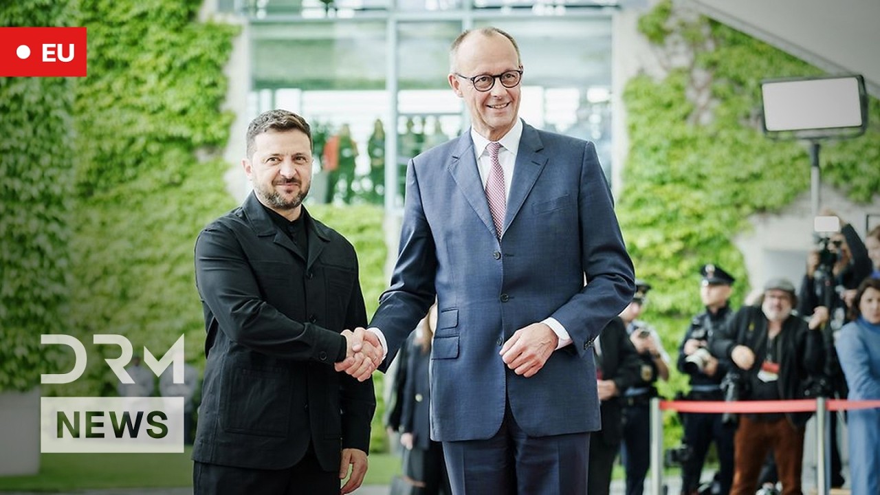 LIVE: Merz Welcomes Zelenskyy With Full Military Honours at Berlin Chancellery | AC1B