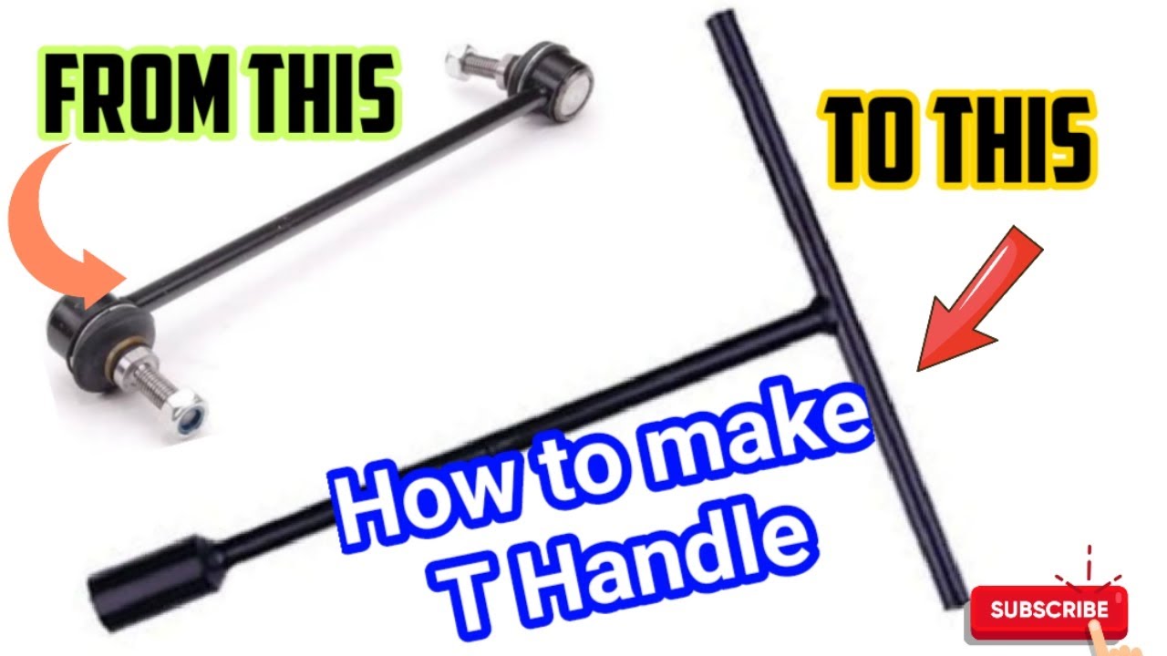 HOW TO MAKE AUTOMOTIVE T HANDLE | homemade tool | socket handle