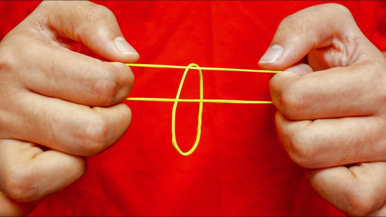 VISUAL Rubber Band Magic Trick REVEALED!!!