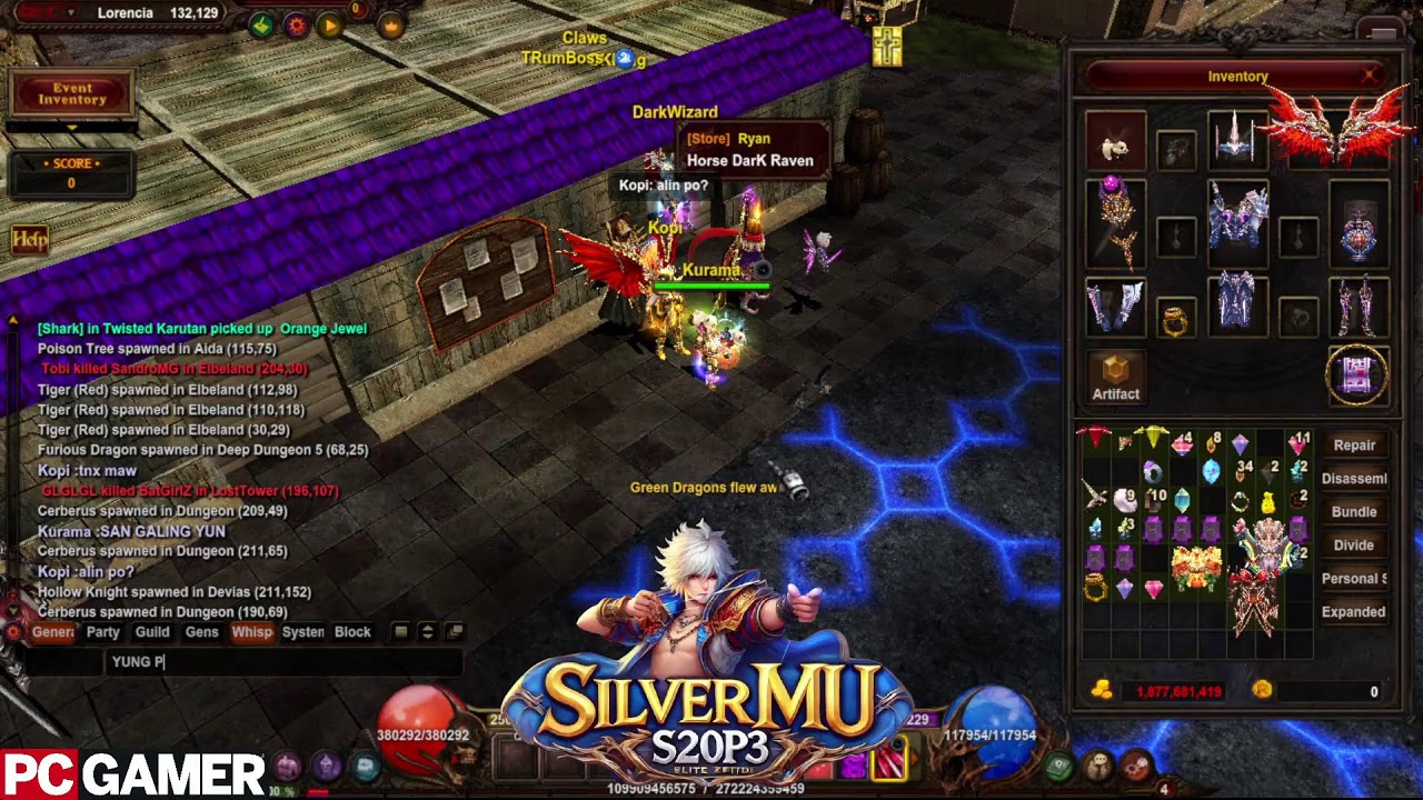 SILVER MU ONLINE SEASON 20-3