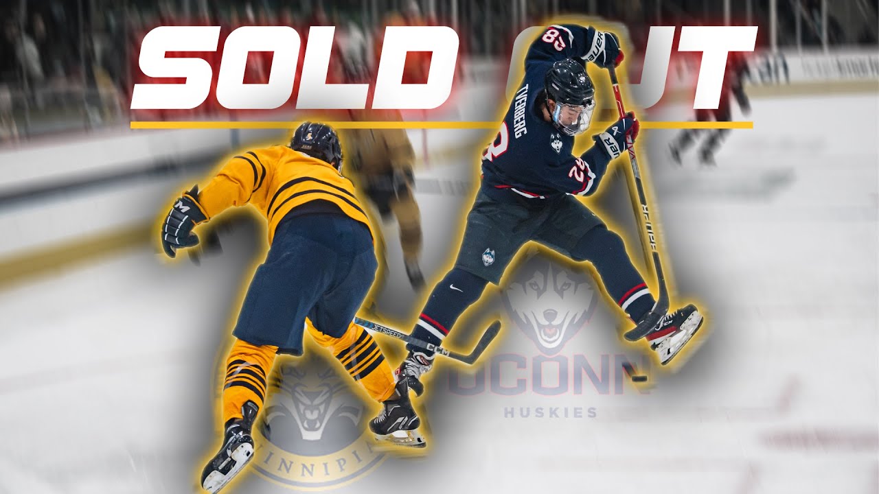Power House Quinnipiac VS UConn In CT Ice | Game Highlights