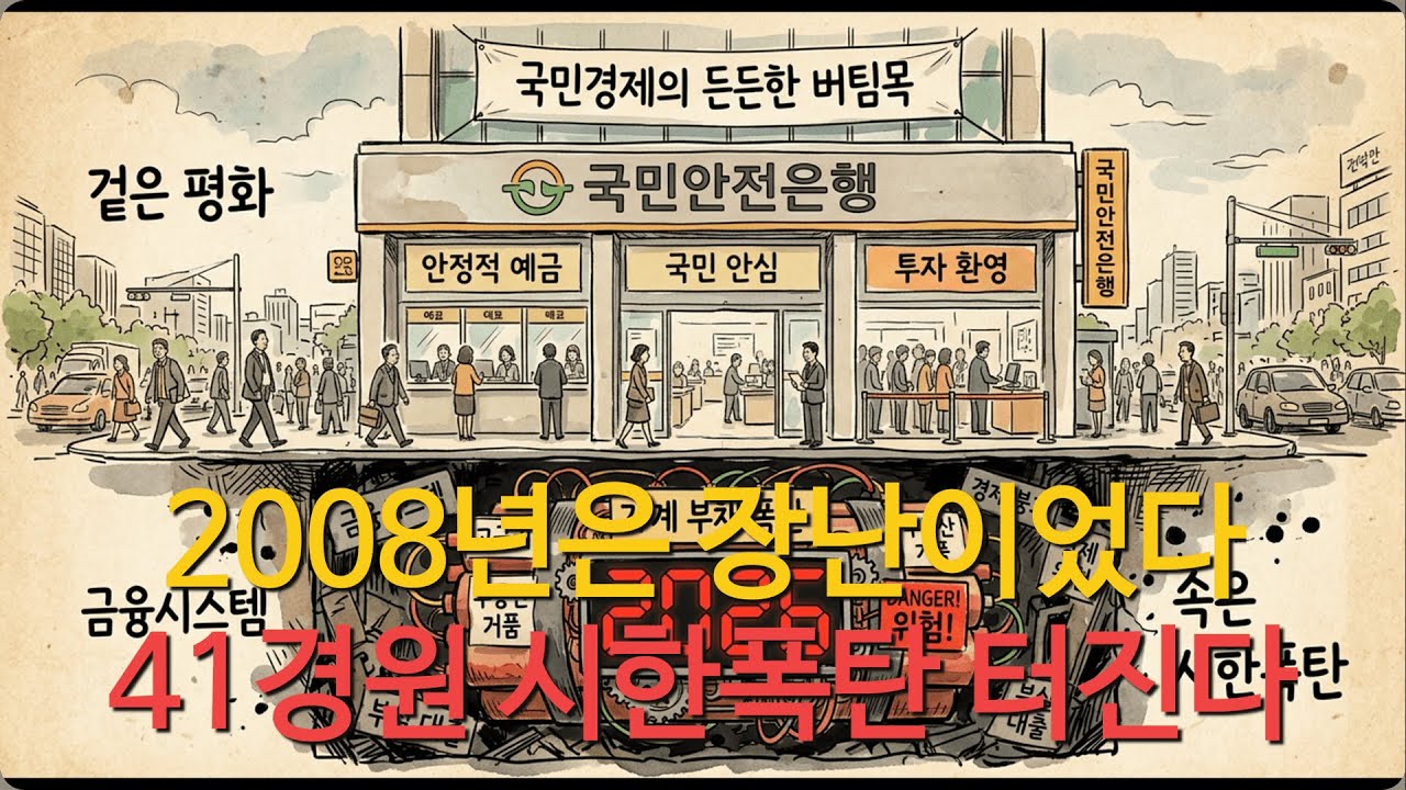 [경제 알고 싶다 10편] 2026년 터질 진짜 폭탄의 정체, 당신의 통장이 위험한 이유