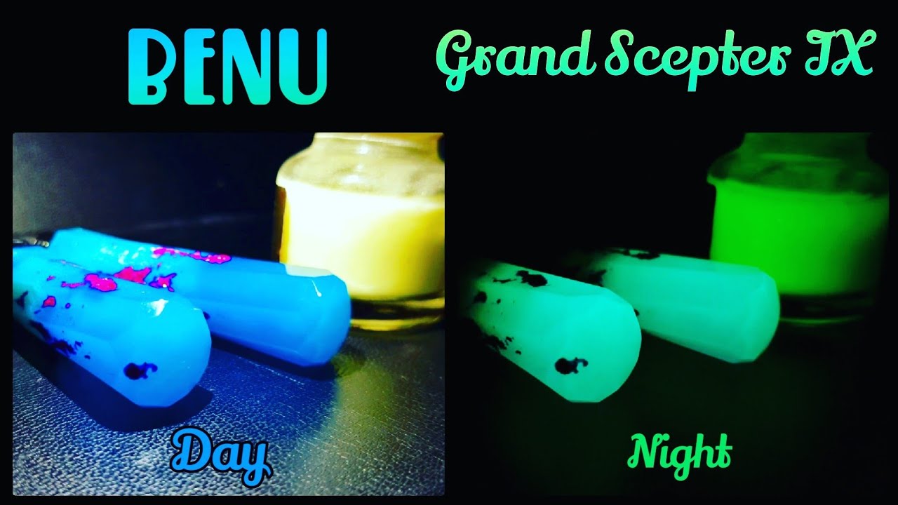 Pen & Ink Glow in Night, Benu Grand  Scepter ( Septa ) ix & J Herbin Phosphorescent Ink
